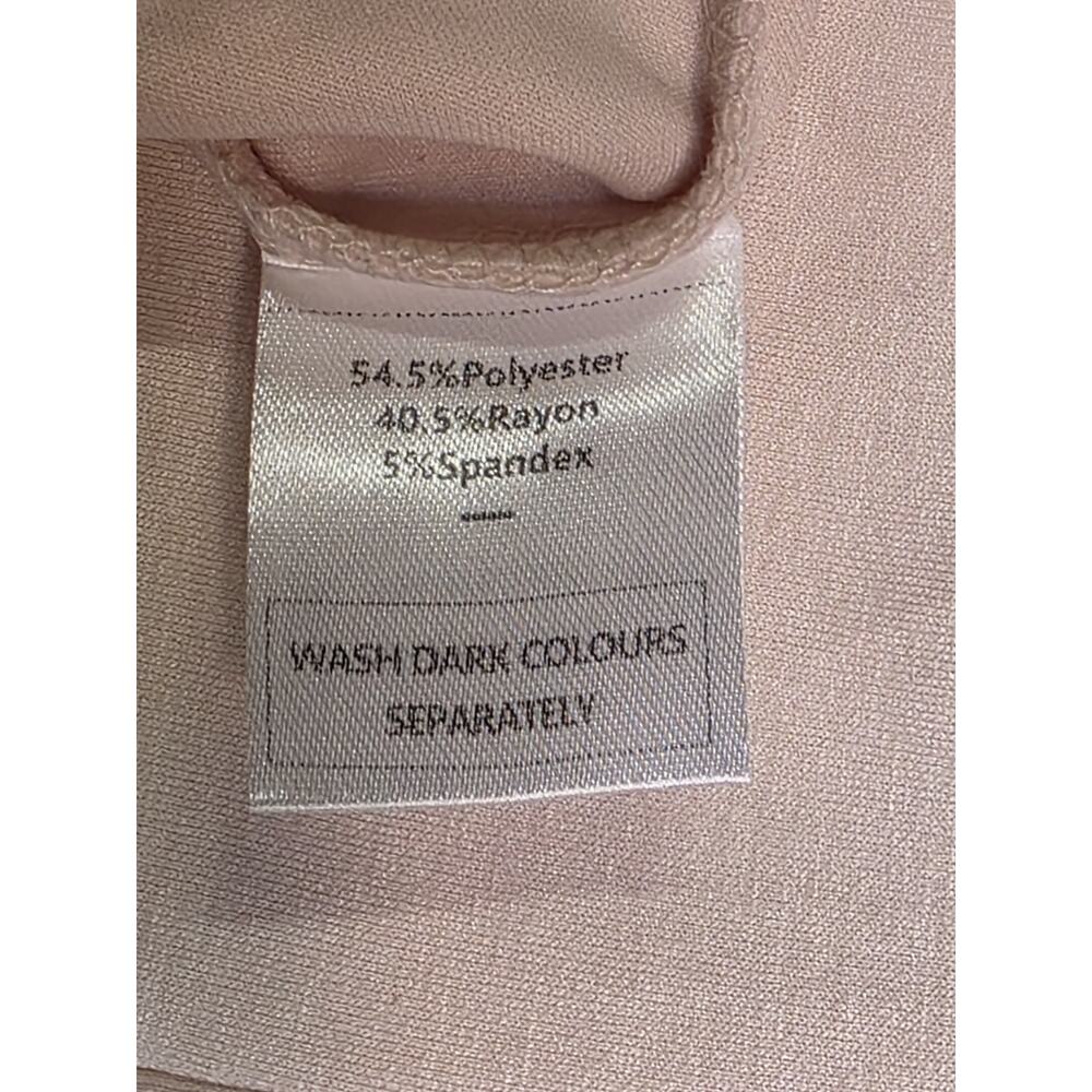 WIHOLL Womens Size L Large Cream Sleeveless Sheath Mini Dress Stretch NWT - Picture 10 of 10